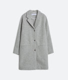 Contrast Shawl Collar